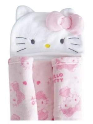 Manta Sanrio com capuz